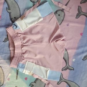 Pastel kawaii Star Shorts Pink Sz S